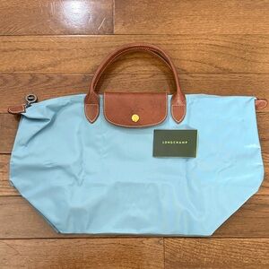 Longchamp Medium Le Pliage Eucalyptus Tote